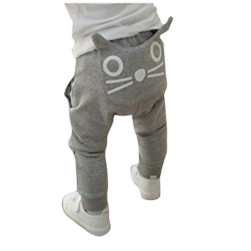 Baby Hose, Baby Kinder Jungen Mädchen Cartoon Haremshose Neuheit Sweathosen,Kleinkind Sommer Hose Jogginghose Neugeborene Karikatur Lange Hip-Hop Harem Hosen von PJQQ