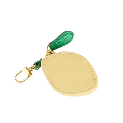 Mini süß Frische Erdbeere Form Obst Geldbörse Tragbare Mini Tasche Kann Hängen Koreanische Einfache Früchte in Form(Lemon) von PJQUEKAIPJ