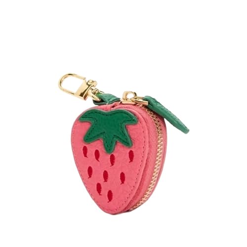 Mini süß Frische Erdbeere Form Obst Geldbörse Tragbare Mini Tasche Kann Hängen Koreanische Einfache Früchte in Form(Strawberry) von PJQUEKAIPJ