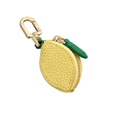 Mini süß Kirschfruchtform Münzgeldbörse Niedlicher Reißverschluss PU-Leder Anhänger Schlüsselanhänger Erdbeere Kopfhörertasche Outdoor Früchte in Form(Style 2) von PJQUEKAIPJ