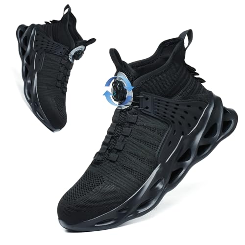 PJZHJI Sicherheitsschuhe Herren Arbeitsschuhe Leicht Stahlkappenschuhe Sportlich Atmungsaktiv Safety Shoes 787A Black 43 PJZHJI Sicherheitsschuhe Herren Arbeitsschuhe Leicht Stahlkappenschuhe Sportlich Atmungsaktiv Safety Shoes 787A Black 43 von PJZHJI