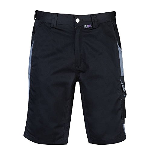 PKA BESTWORK New Arbeitsshorts schwarz, Kurze Arbeitshose schwarz, Arbeitsbermuda schwarz, Gr. 58 von pka