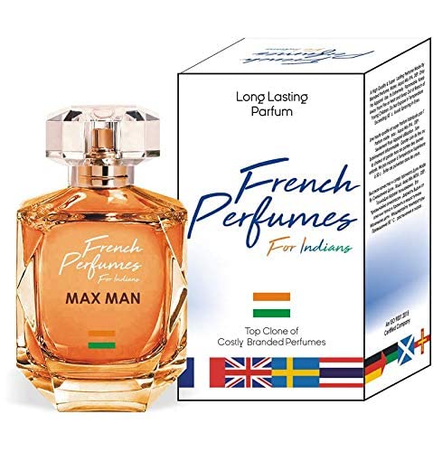 Parag Fragrances Max Man Perfume Spray For Men & Women (Long Lasting/Imported Perfume/Best Unisex Perfume) With Heavy Crystal Glass Bottle von PKD