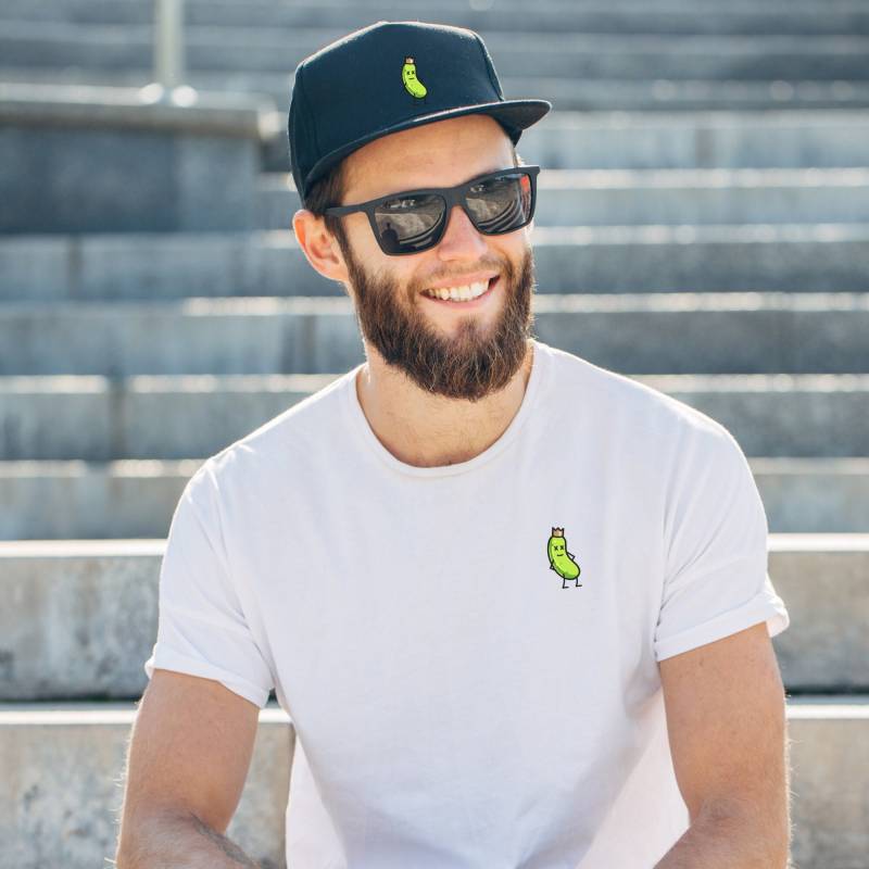 Pkld Trucker Hut | Krone Pickle Pickleball Mütze Herrenmütze Damenmütze König Des Hofes Glas Schließen Sie Sich Dem An von PKLDJar