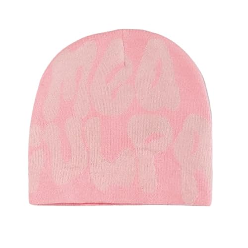 PKSOYS Damen Beanie Bonnet Y2k Beanies Damen Mütze Winter für Frauen Hüte Accessoires MEA Culpa Beanie, N16, Einheitsgröße von PKSOYS