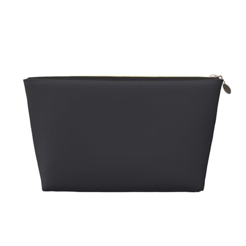Buffalo Kulturbeutel mit grauem Druck, Reise-Make-up-Aufbewahrungstasche, Kosmetiktaschen, PU-Leder, wasserdicht, leicht, Make-up-Tasche, Organizer für Mädchen, Frauen und Männer, Größe 3D von PKTTECRFPK