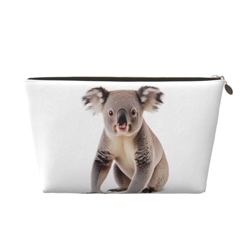 Kulturbeutel mit Koala-Druck, Reise-Make-up-Aufbewahrungstasche, Kosmetiktasche, PU-Leder, wasserdicht, leicht, Make-up-Tasche, Organizer für Mädchen, Frauen und Männer, Größe 3D, Einheitsgröße Kulturbeutel mit Koala-Druck, Reise-Make-up-Aufbewahrungstasche, Kosmetiktasche, PU-Leder, wasserdicht, leicht, Make-up-Tasche, Organizer für Mädchen, Frauen und Männer, Größe 3D, Einheitsgröße von PKTTECRFPK