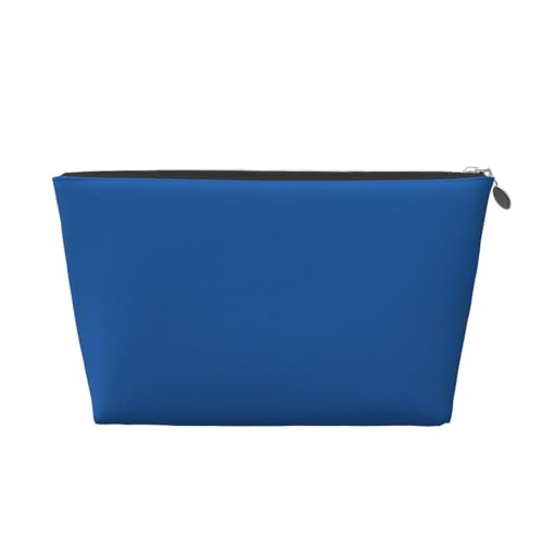 Sea Wave Kulturbeutel mit blauem Aufdruck – Reise-Make-up-Aufbewahrungstasche, Kosmetiktaschen, PU-Leder, wasserdicht, leicht, Make-up-Tasche, Organizer für Mädchen, Frauen und Männer, silber Sea Wave Kulturbeutel mit blauem Aufdruck – Reise-Make-up-Aufbewahrungstasche, Kosmetiktaschen, PU-Leder, wasserdicht, leicht, Make-up-Tasche, Organizer für Mädchen, Frauen und Männer, silber von PKTTECRFPK