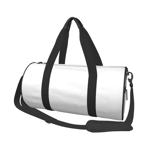 Sporttasche mit Kunstdruck, 25 l, rund, für Damen und Herren, für Fitnessstudio, Wandern, Yoga, Schwimmen, 45 x 23 x 23 cm, Gelb / Blau, weiß, Einheitsgröße, Reisetasche Sporttasche mit Kunstdruck, 25 l, rund, für Damen und Herren, für Fitnessstudio, Wandern, Yoga, Schwimmen, 45 x 23 x 23 cm, Gelb / Blau, weiß, Einheitsgröße, Reisetasche von PKTTECRFPK