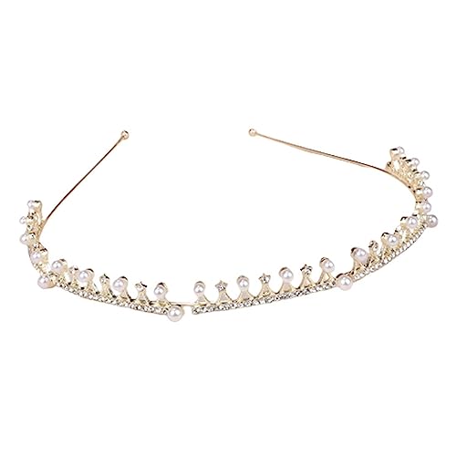 PLABBDPL 1pcs Kristall Hochzeit Stirnband Strass Braut Kopfschmuck Hochzeit Kristall Braut Blumen Stirnband Blätter Tiara Krone Stirnband von PLABBDPL