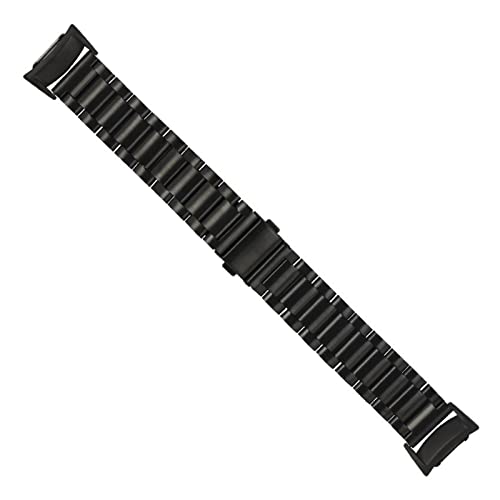 PLACKE Edelstahl Armband Fit für Samsung Gear Fit 2 Smart Armband Drei-Fersen-Armband Metallschnalle Metallband mit Metallband, Fit 2, Naturfaser, Achat von PLACKE