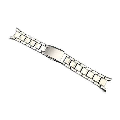 PLACKE Edelstahl Metallband Ersatzarmband for Casio GW-M530 / 500 / M500 MTG-900/950/930/940 / M900 Uhrenbänder (Color : Silver) von PLACKE