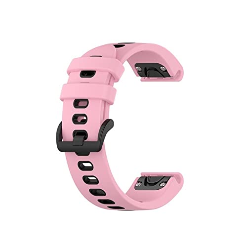PLACKE Mode dauerhafte Anti-Fall-Uhr-Armband for Garmin Fit for Fenix 6x 5x. Fit for Saphir GPS Pro. FENIX5X PUBS Wasserdichte Ersatzarmbandband (Color : 1, Size : Fenix5x puls) von PLACKE