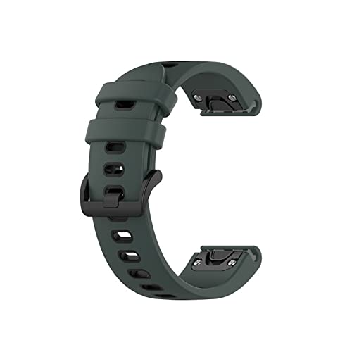 PLACKE Silikonersatzgurt geeignet for Garmin Fit for Tactix. Passt for DELTA Abstieg mk1 mk2 mk2i uhr weich Tpu. Wasserdichter Armband (Color : 2, Size : Descent mk1) von PLACKE