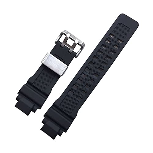 PLACKE Silikon-Uhr-Armband for Casio GW-4000 G-1400 GA-1000 GW-A1100 Gummi Wasserdicht Fleckenfestes Armbandarmband von PLACKE