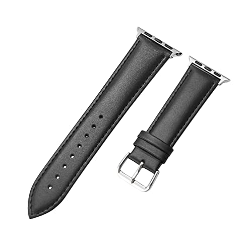 PLACKE Uhrenarmband für Herren aus Leder für iWatch 5, 44 mm, 42 mm, Uhrenarmband für Watch 4, 3, 2, 1, 38 mm, 40 mm, For42mm-44mm, Kunstharz, Achat von PLACKE