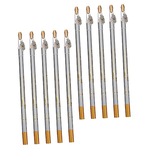 10st Bleistiftspitzer Augenbrauenstift Augenbrauen-tools Anspitzer Eyeliner Augenbrauenstifte Schweißfester Augenbrauenstift Eyeliner Mit Anspitzer Highlighter-make-up-stift PLAFOPE von PLAFOPE