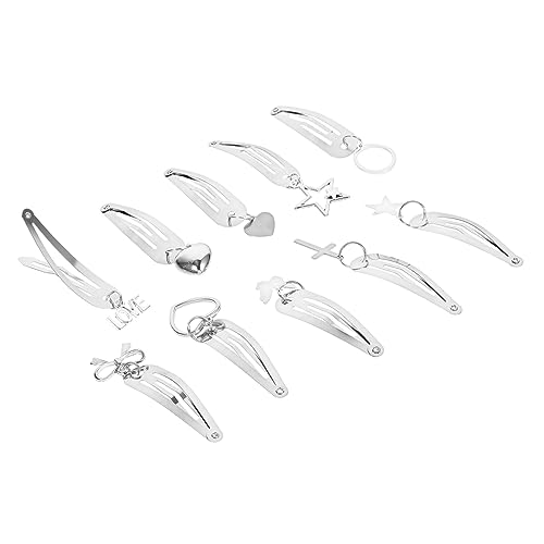 PLAFOPE Süße Haarspangen für Damen 20-teiliges Snap-Haarnadel-Set aus Metall Haarschmuck für kurzes Haar dekorative Haarnadeln Mini-Schleife PLAFOPE Süße Haarspangen für Damen 20-teiliges Snap-Haarnadel-Set aus Metall Haarschmuck für kurzes Haar dekorative Haarnadeln Mini-Schleife von PLAFOPE