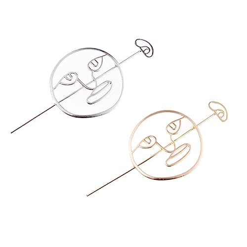 PLAFOPE 2stücke Haarspange Dutt Frauen Haar Manschette Käfige Vintage Haar Zubehör Dutt Halter Clips Für Alltag Hochzeit von PLAFOPE