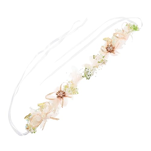 PLAFOPE Künstlicher Blumenkranz Haarreif Für Mädchen Bunte Blütenkrone Für Hochzeiten Partys Und Fotoshootings Rutschfest Und Hautfreundlich Für Reisen Und Festlichkeiten von PLAFOPE