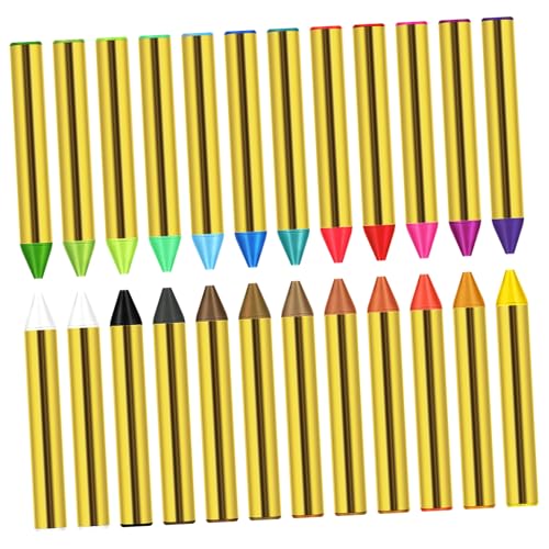 PLAFOPE 1 Schachtel Farben Gesichts Körperfarbe Crayons Umweltfreundliche Öl-wachsmalstifte Leuchtende Wasserlösliche Face Paint Sticks für Cosplay Halloween Karneval Einfaches Entfernen von PLAFOPE