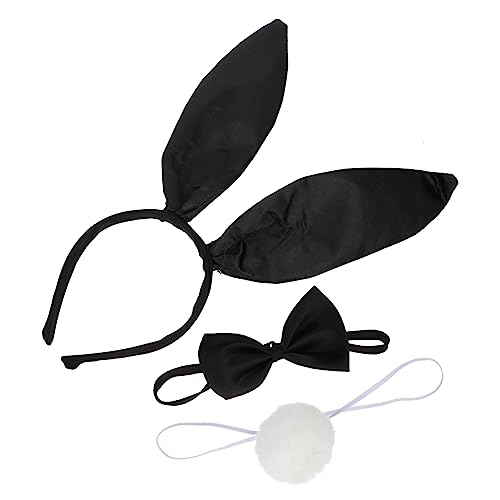 PLAFOPE 1 Set Hasenohr Stirnband Kaninchen Cosplay Kostüm Hasenkostüme Zubehör Kostüm Requisite Kopfschmuck Kaninchen Kleid Requisite Kaninchen Cosplay Kleider Haarband von PLAFOPE