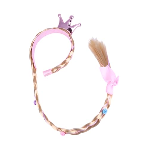 PLAFOPE Krone Haarband Mit Krone Für Party Junge Mädchen Blumen Zufällige Farbe Kopfschmuck Aus Hochwertigem Material Sicher Und Geruchsneutral von PLAFOPE