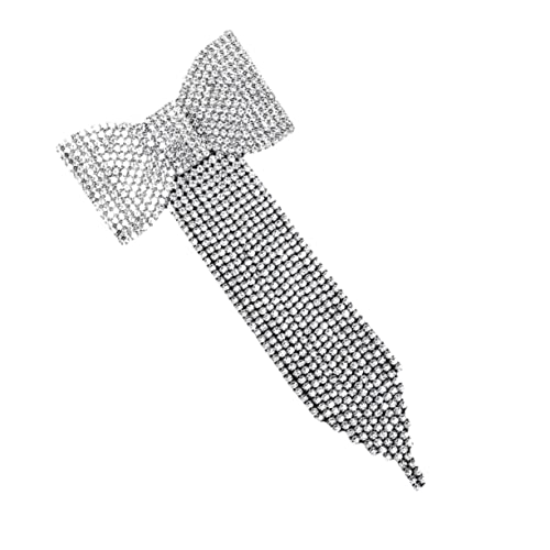 PLAFOPE 1stück Glitzernde Haarklammer Mit Schleifen-design Und Quasten Elegante Haarschmuck Für Hochzeiten Partys Und Alltag Rhinestone Haaraccessoire Für Frauen von PLAFOPE