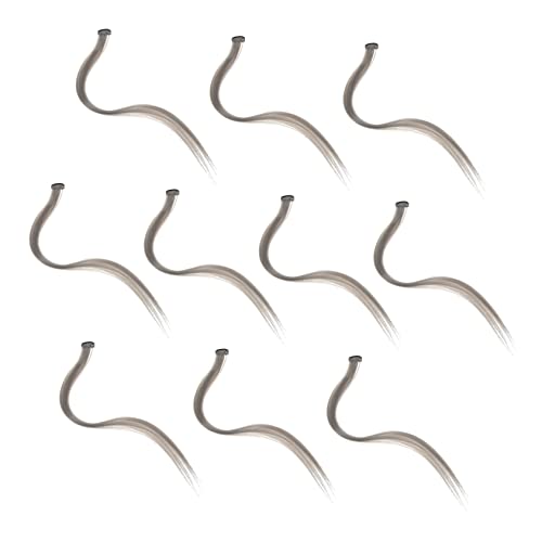 PLAFOPE 10 Stück Teiliges Bunte Haarsträhnen Clips Langlebige Handgefertigte Haar Accessoires für Mädchen Einfache Anwendung Geeignet für Partys Festivals Alltag und Stilvolle von PLAFOPE