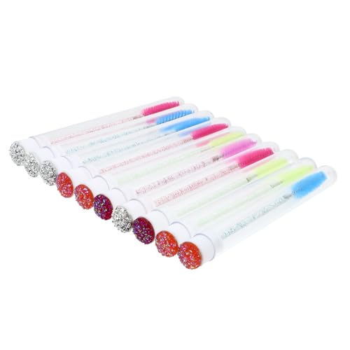 PLAFOPE 10 Stück Teiliges Leerer Mascara behälter aus Hochwertigem Kunststoff Transparentes Aufbewahrungsröhrchen mit Dichtem Verschluss Leicht Tragbar für Make up und Wimpernverlängerung von PLAFOPE
