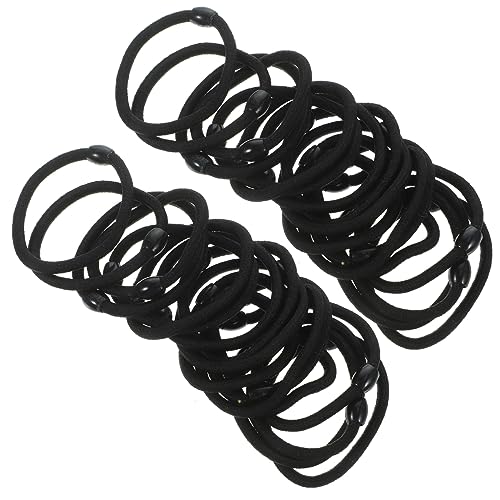 PLAFOPE 100stücke Elastische Haargummis Für Damen Pferdeschwanzhalter Nylon Haar Seile Zum Sport Und Training von PLAFOPE