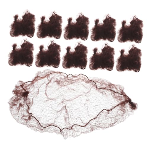 PLAFOPE 100 Stück Duttnetze Für Ballettmädchen Unsichtbare Elastische Haarnetze Für Frauen Und Männer Haarnetz-accessoire Zum Schlafen Haar-dutt-abdeckung von PLAFOPE