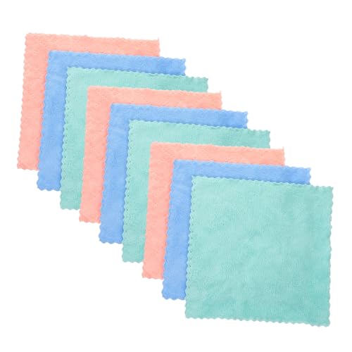 PLAFOPE 10stücke Mikrofasertücher Gesicht Make-up Entferner Handtuch Waschlappen Für Damen Gesichtswaschhandtuch Tragbar Reise von PLAFOPE