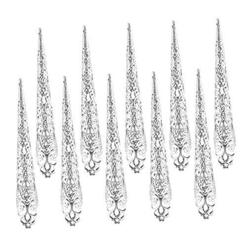 PLAFOPE 10stücke Lange Fake Fingernägel Für Halloween Und Cosplay Nagelabdeckungen Für Kostümpartys Und Grusel-events Für Schaurige Auftritte von PLAFOPE