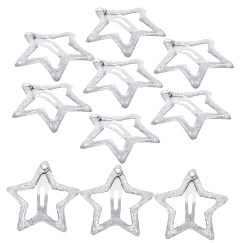 PLAFOPE 10stücke Stern Haarspangen Metall Haarspangen Kleine Für Damen Und Mädchen Haar Styling Accessoires von PLAFOPE
