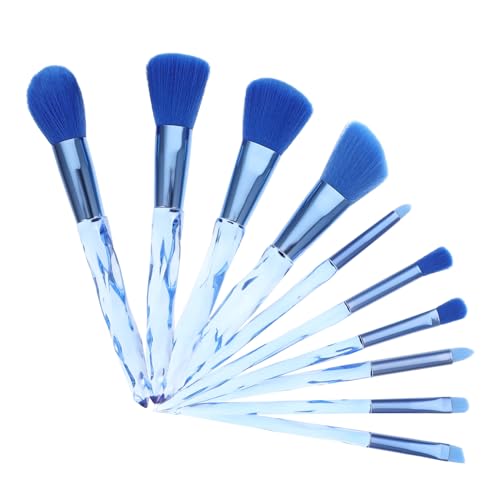 PLAFOPE 10stücke Pinselset Mit Professionelle Kosmetik Make-up-tool Gesichtspuderpinsel Aus Weicher Kunstfaser Für Foundation Concealer Und Lidschatten von PLAFOPE