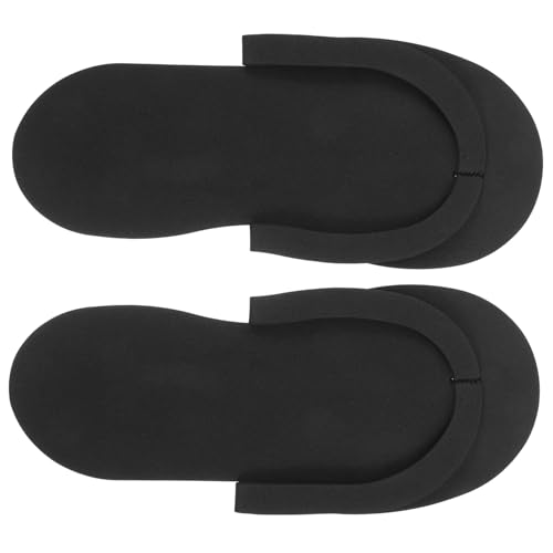 PLAFOPE 12 Paare Einweg EVA Faltbare Hausschuhe Damen Herren Gästehausschuhe Rutschfest Weich Sommer Hotel Spa Reise Badeschuhe Pool Pantoffeln Strand Slippers von PLAFOPE