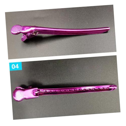 PLAFOPE 12 Stück Teiliges Edelstahl Haarspangen Entenschnabel Haarklammern für Damen und Herren Robuste Haarclips zum Abteilen und Styling Rostfrei Tragbar für Dünnes und Dickes Haar von PLAFOPE