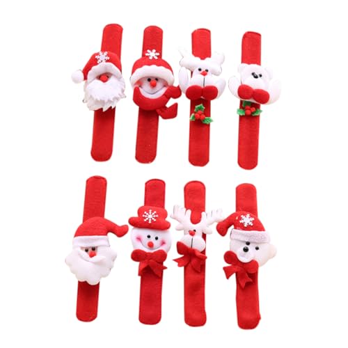 PLAFOPE 12st Weihnachtsarmband Uhrenarmbänder Weihnachtsmann-armband Schmücken Kind Geweih Rot von PLAFOPE