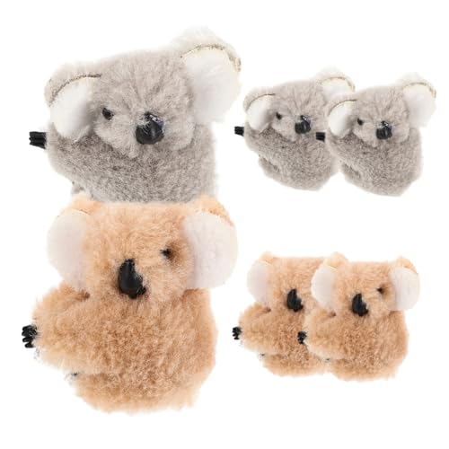 PLAFOPE 12stücke Teiliges Plüsch Cartoon Haarklammern Für Mädchen Weiche Niedliche Tier-haarspangen Für Feste Partys Und Alltag von PLAFOPE