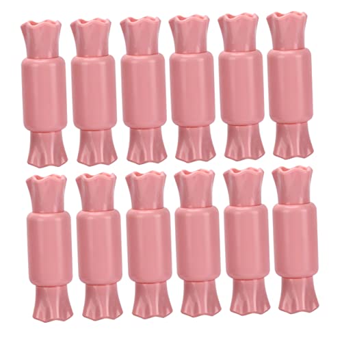 PLAFOPE 12stücke Tuben Leere Lippenpflegeflaschen Rosa Tragbar Für Lip Balm Lip Gloss Und Oil Für -projekte Und von PLAFOPE