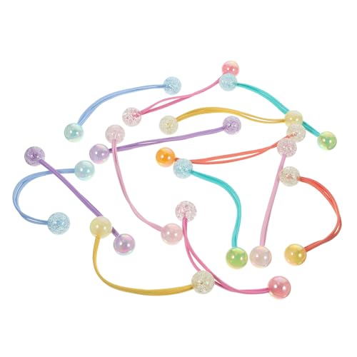 PLAFOPE Süße Haargummis Doppelte Pferdeschwanzhalter Für Mädchen Elastische Haarseile von PLAFOPE