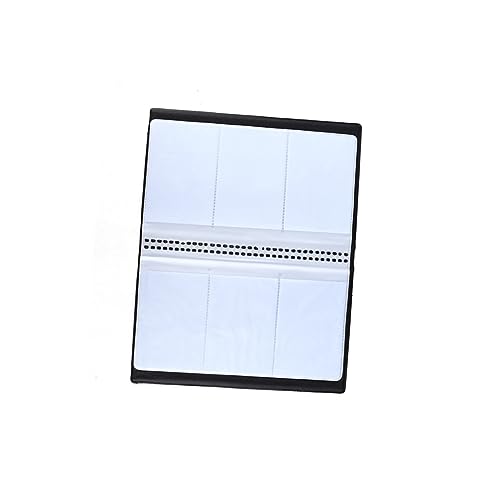 PLAFOPE 180 Blatt PU Leder Visitenkartenetui Karten Fächer Business Kartenhalter Organizer Professionell Strapazierfähig für Büro und Alltag Schwarz von PLAFOPE
