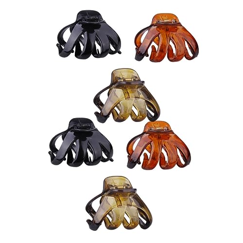 PLAFOPE 6stücke Teiliges Octopus Haarklammer Für Damen Tönung Für Dickes Lockiges Oder Haar Praktisch Und Als Haaraccessoire von PLAFOPE
