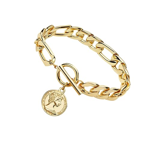 PLAFOPE 1Stück Anhänger Design Armband Legierung Stilvolle Handgelenkkette für Damen und Herren als Kreatives für Besondere Anlässe Hochwertiges und Langlebiges von PLAFOPE