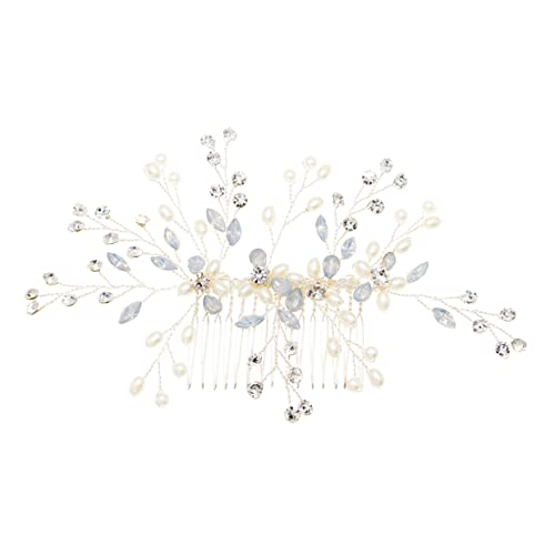 PLAFOPE Brautkamm Hochzeitshaarschmuck Mit Strass Decor Brauthaarschmuck Für Kopfschmuck Hochzeitserinnerung von PLAFOPE
