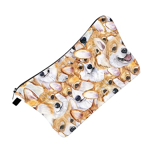 PLAFOPE 1stück Cartoon Corgi Kosmetiktasche Und Multifunktional Für Urlaub Und Sport Praktische Make-up Aufbewahrung Für Damen von PLAFOPE