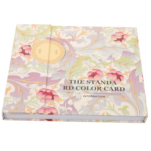 PLAFOPE 1stück Farben Nagel Farbkarte Display Buch Für Nagelstudios Maniküre Farbmuster Nagellack Musterbuch Material Weiß von PLAFOPE
