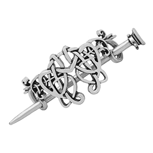 PLAFOPE 1stück Vintage Haarspange Retro Keltischer Stil Haarnadel Für Damen Für Dutt Und Hochsteckfrisuren Leicht Und Langlebig Für Freizeit Und Besondere Anlässe von PLAFOPE