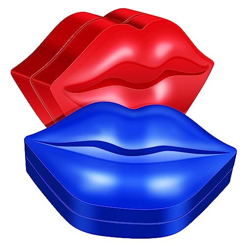 PLAFOPE 2 Boxen Feuchtigkeitsspendende Lippenmaske Gelpads zur Lippenpflege für Frauen Schützt vor Trockenheit Lippenfältchen Pflegt und Macht Lippen und Geschmeidig von PLAFOPE